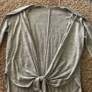 Long Sleeve Tied Cardigan